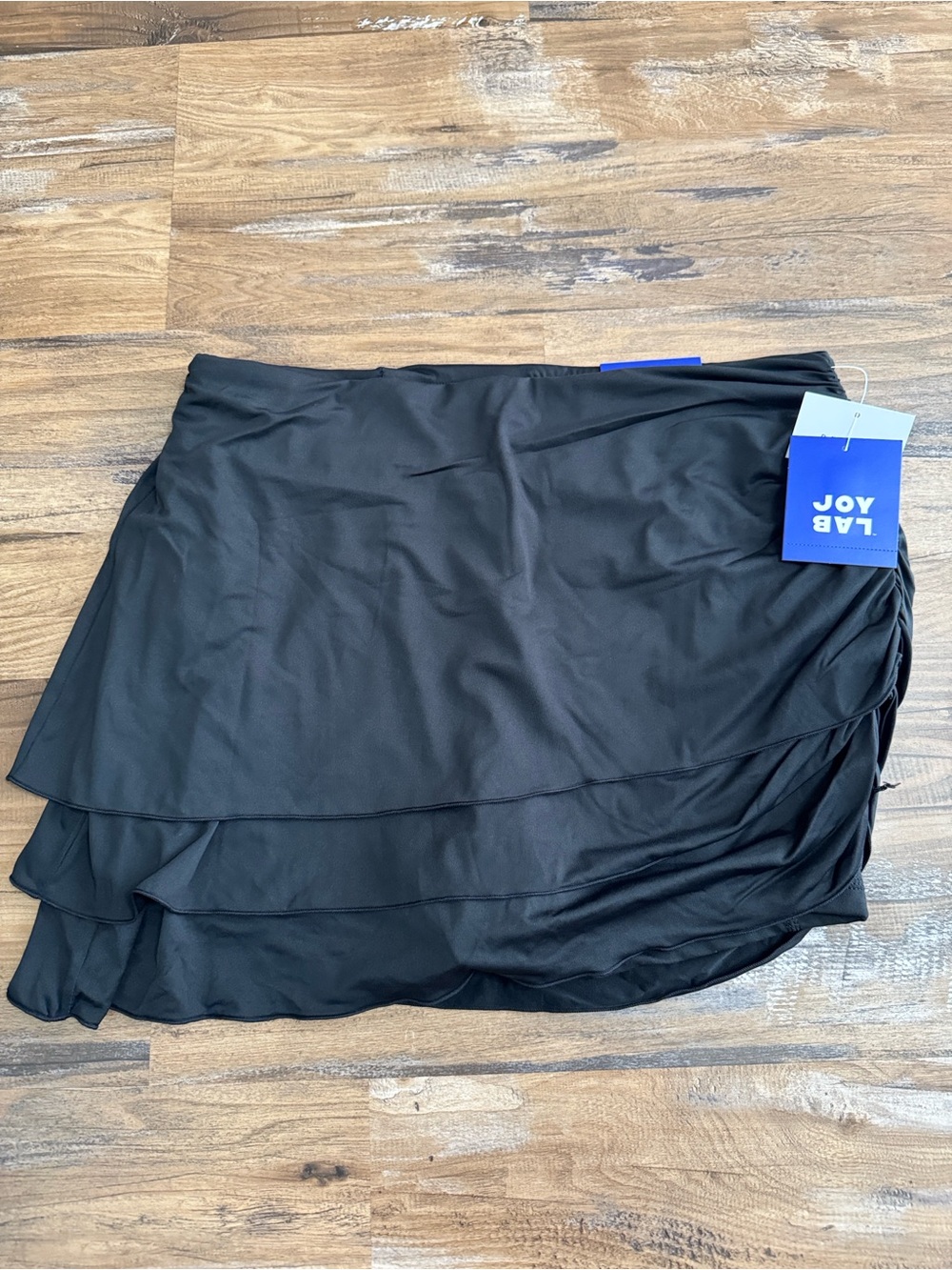 JoyLab Black Tiered Skort